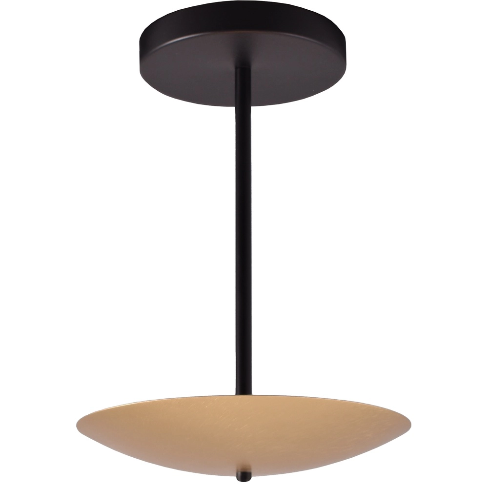 Plafondlamp Scala Ø 25cm zwart met goud