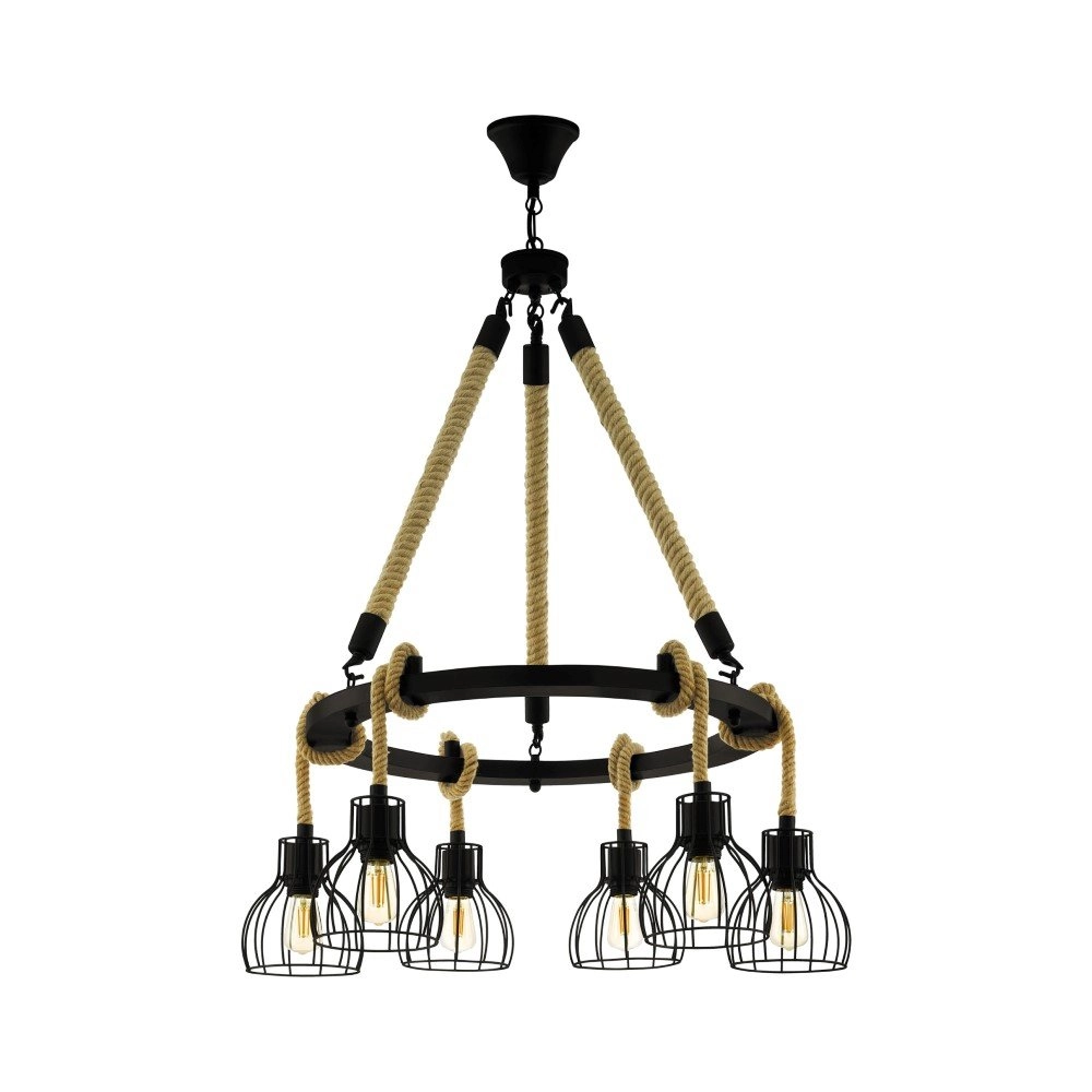Landelijke hanglamp Rampside Ø 76cm
