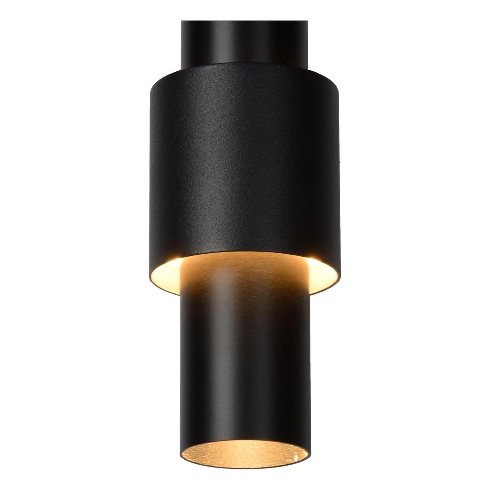 Strakke hanglamp Margary 5-lichts zwart Lucide 5411212241917