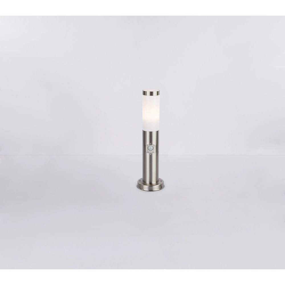 Tuinlamp Boston Led RVS met wit en sensor Globo 9007371311972