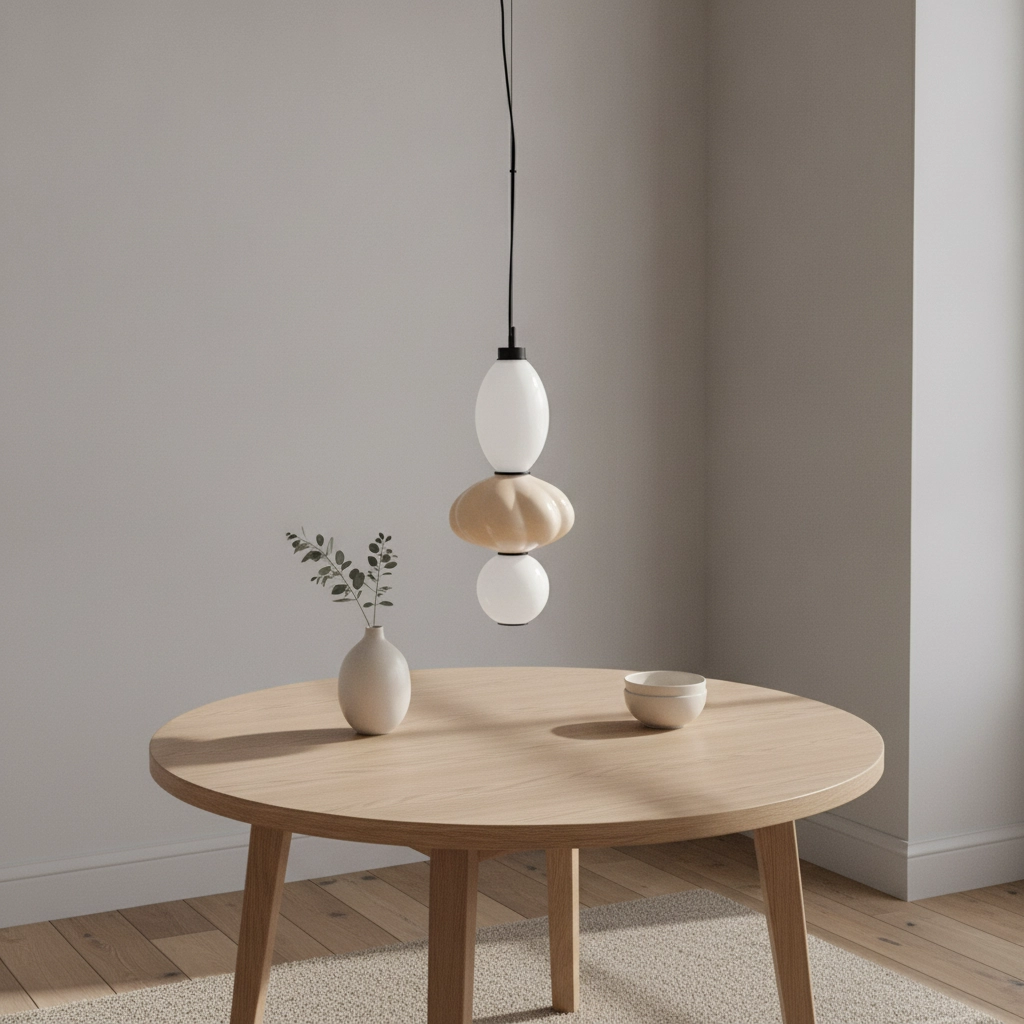 Hanglamp Oneta wit - beige