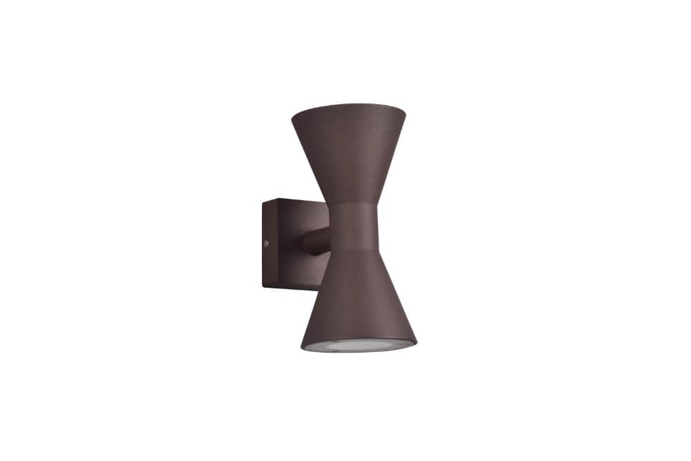 Wandlamp Ardas roestbruin