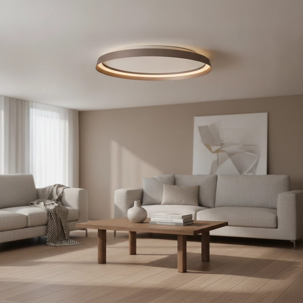 Design plafonniere Ormi Ø 60cm champagne