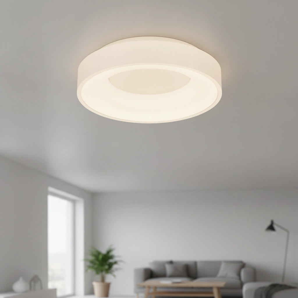 Plafondlamp Rando Thin wit Ø 38cm