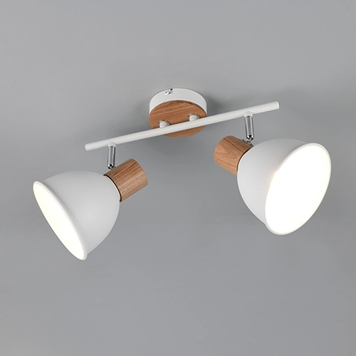 Plafondlamp Delume dubbel wit
