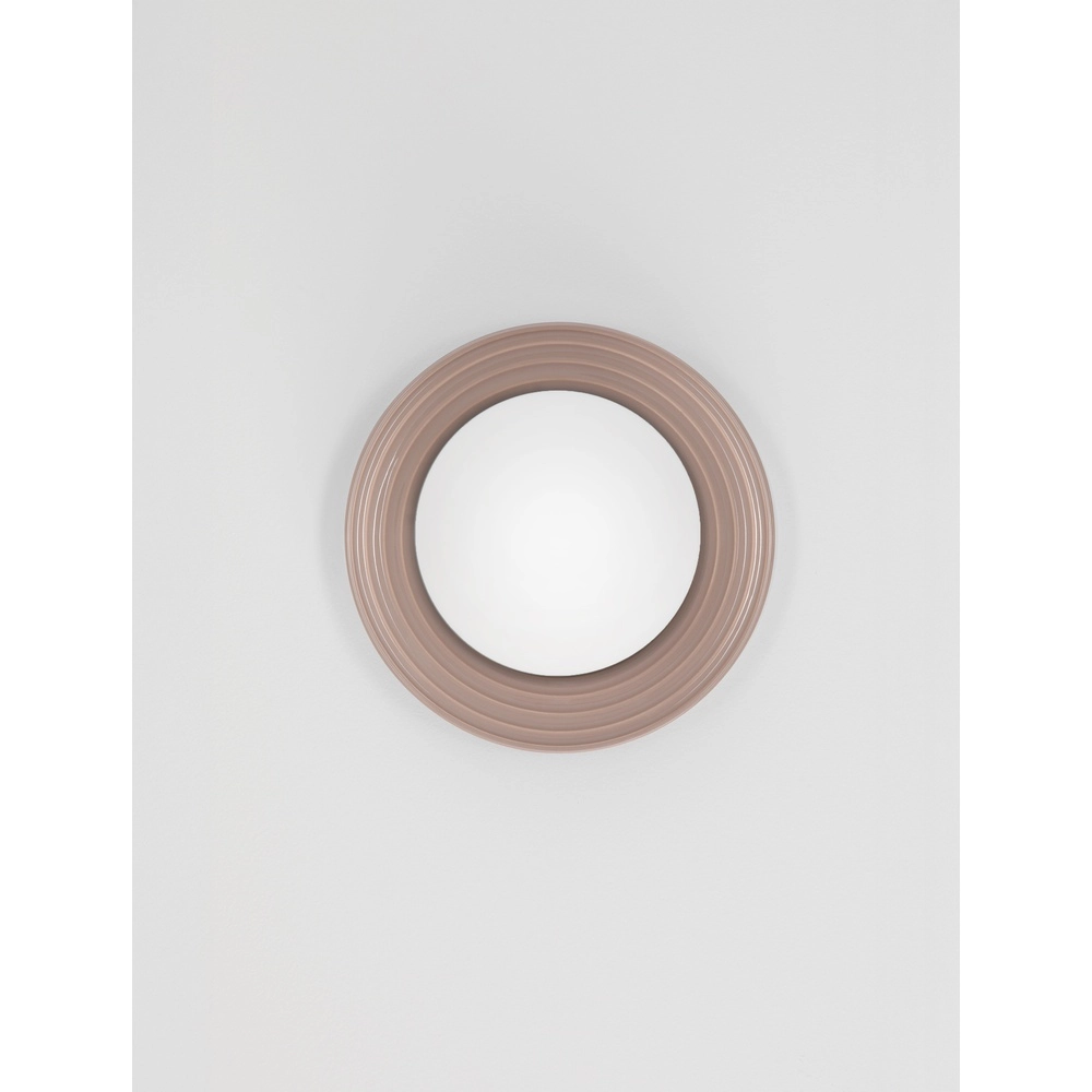 Wandlamp Orbique mokka bruin Ø 22cm Lyora 5212017483874