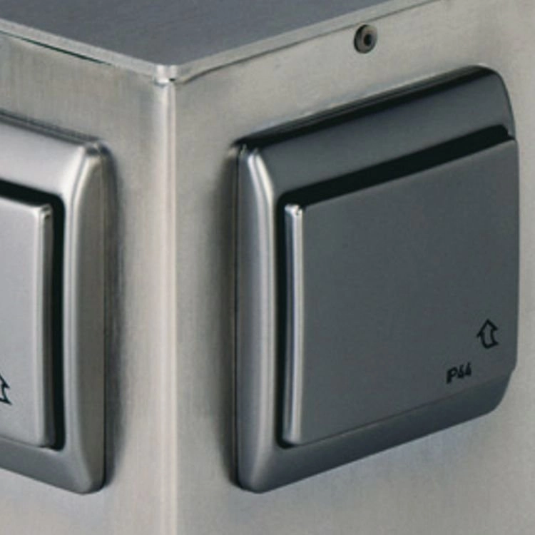 Tuinstopcontact Plugpole 4-voudig 25cm RVS Albert 4007235921199