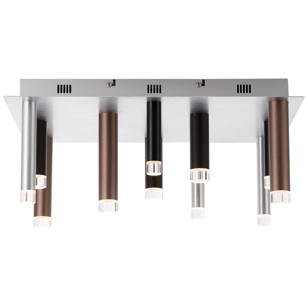Vierkante plafondlamp Cembalo met led