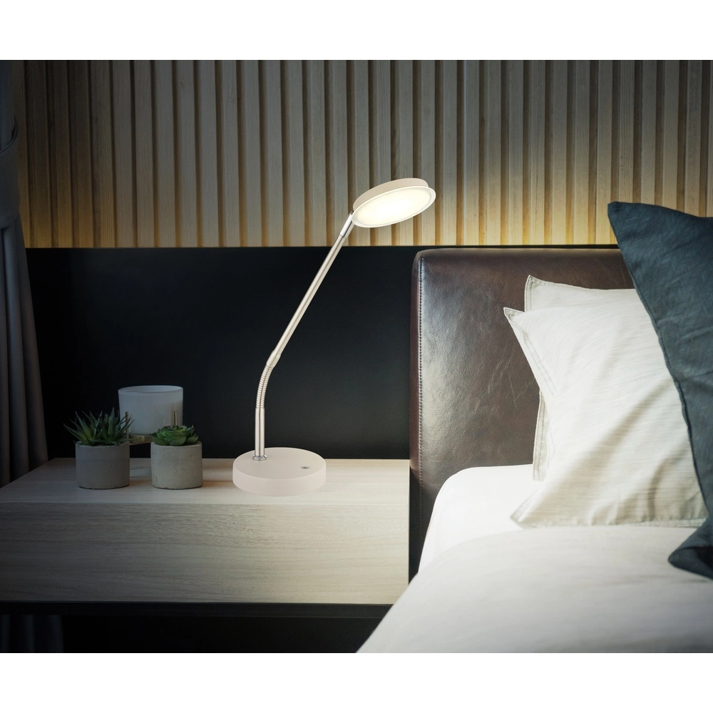 Bureaulamp Silvio zand bruin Globo 9007371593033