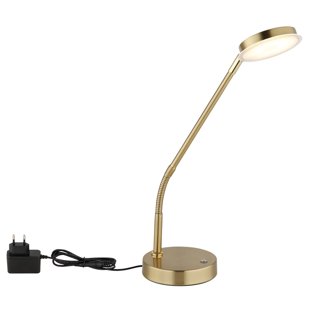 Bureaulamp Silvio goud Globo 9007371592166