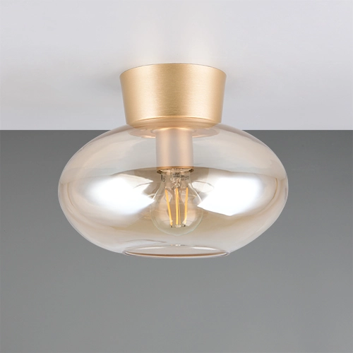 Plafondlamp Sidera amber Ø 26cm Trio 4017807697261
