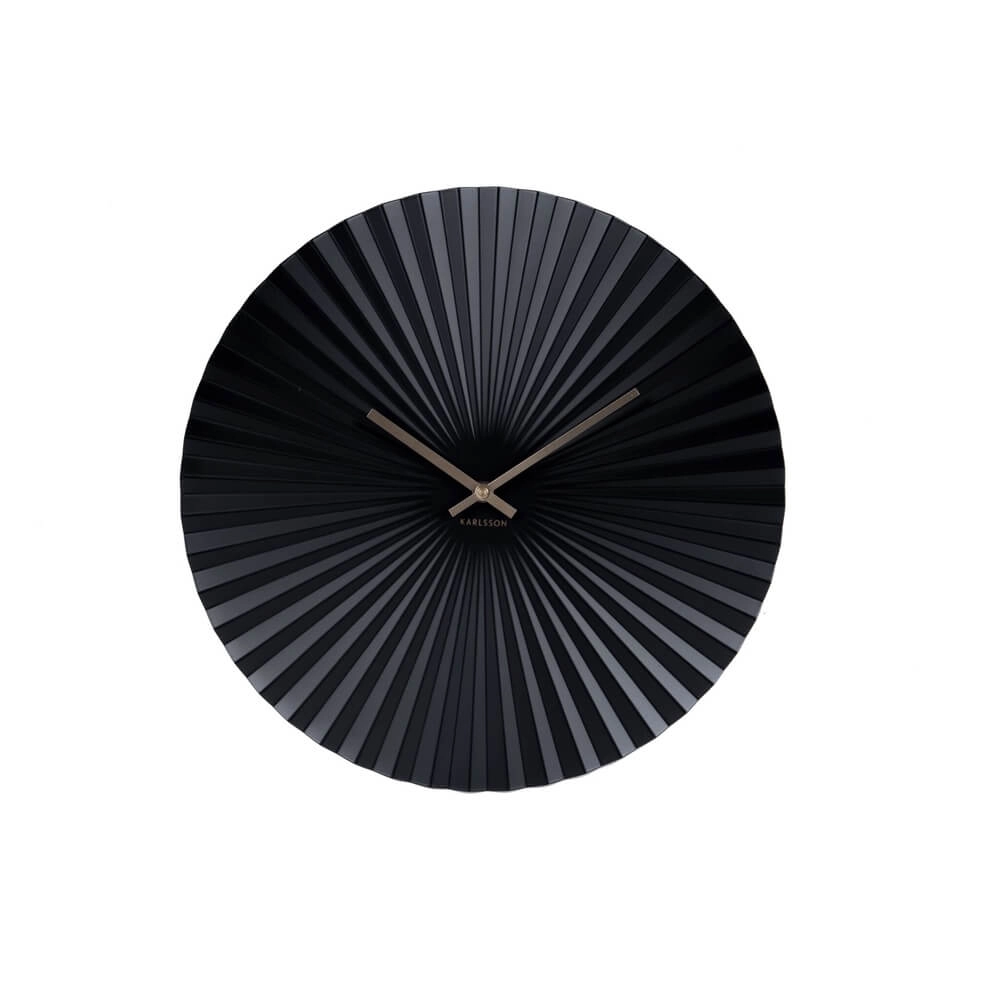 Wandklok Sensu zwart - Ø 40cm