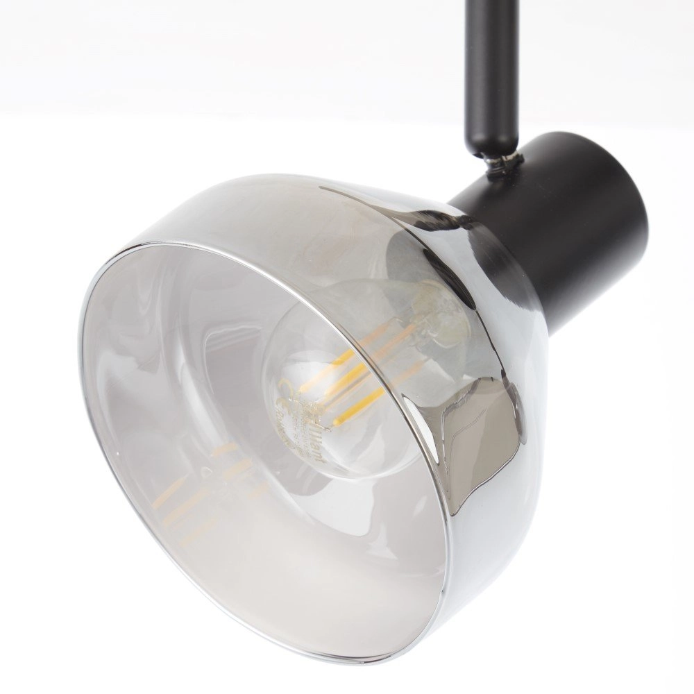 Design plafondlamp Reflekt 4-lichts zwart Brilliant 4004353351730