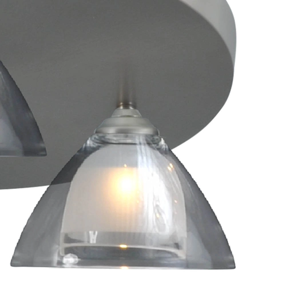 Led plafondlamp Caterina LED Disk 3-lichts metaalgrijs Masterlight 8718121210780
