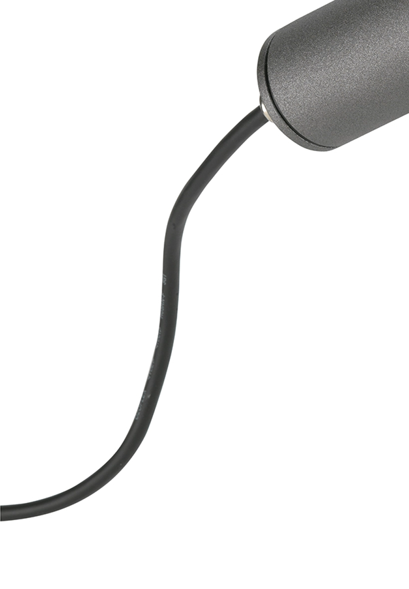 Prikspot Led Wally antraciet - RVS Albert 4007235224337