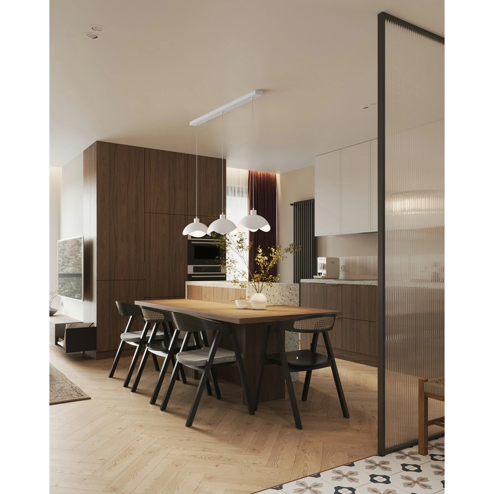 Kantoor hanglamp Volta 3x Ø30cm - wit Masterlight 8718121395555