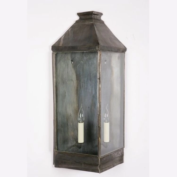 Landelijke buitenlamp Greenwich Large handgemaakt - antiek koper (ANT) Limehouse 8716803506824