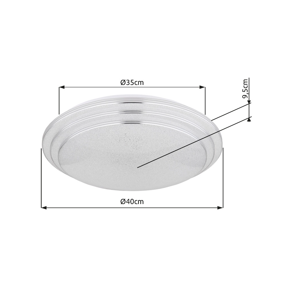 Plafonniere Aley Ø 40cm Globo 9007371436422