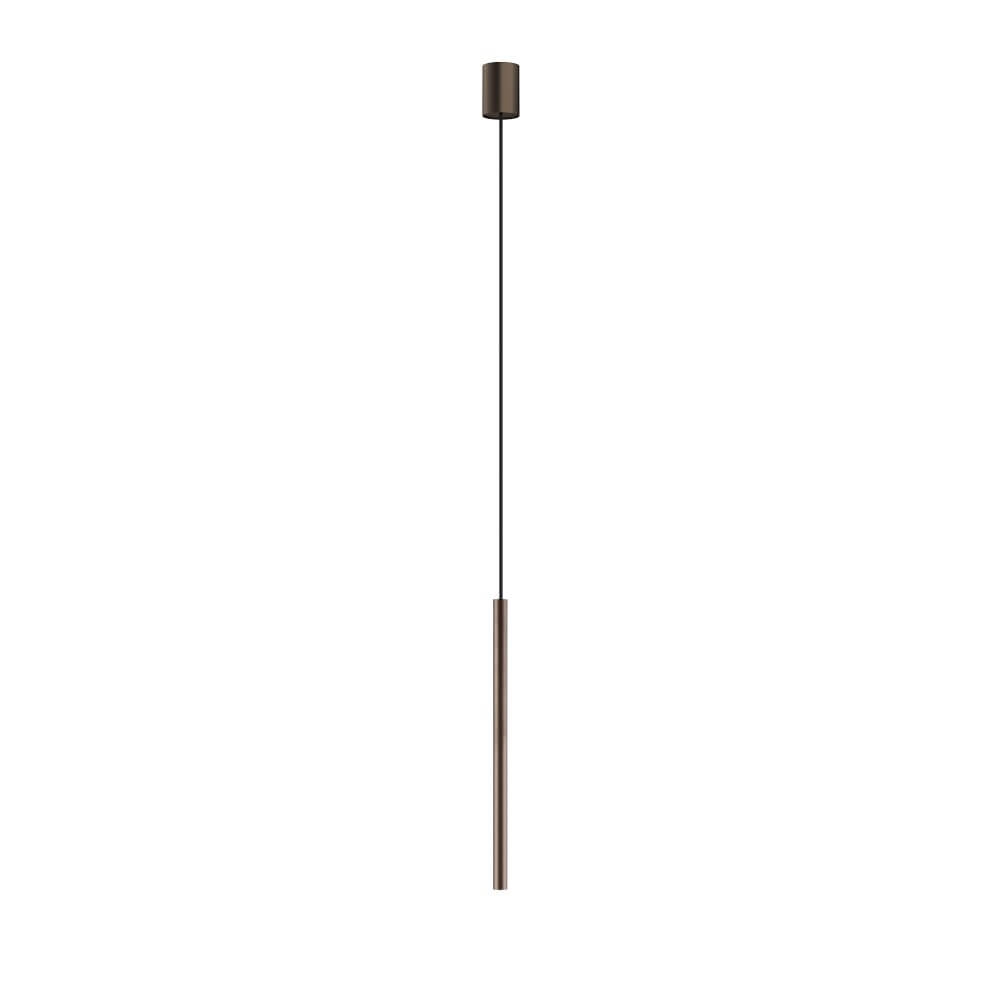 Smalle hanglamp Laser 490 Chocolade bruin