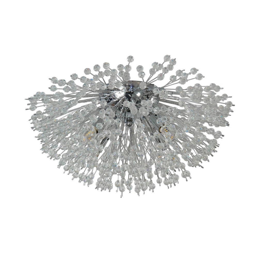 Design plafondlamp Sunburst Ø 29cm chroom