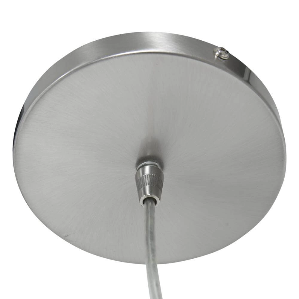 Hanglamp Sparkled Light metaal met witte kap Steinhauer 8712746173130