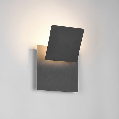Moderne wandlamp Mio zwart