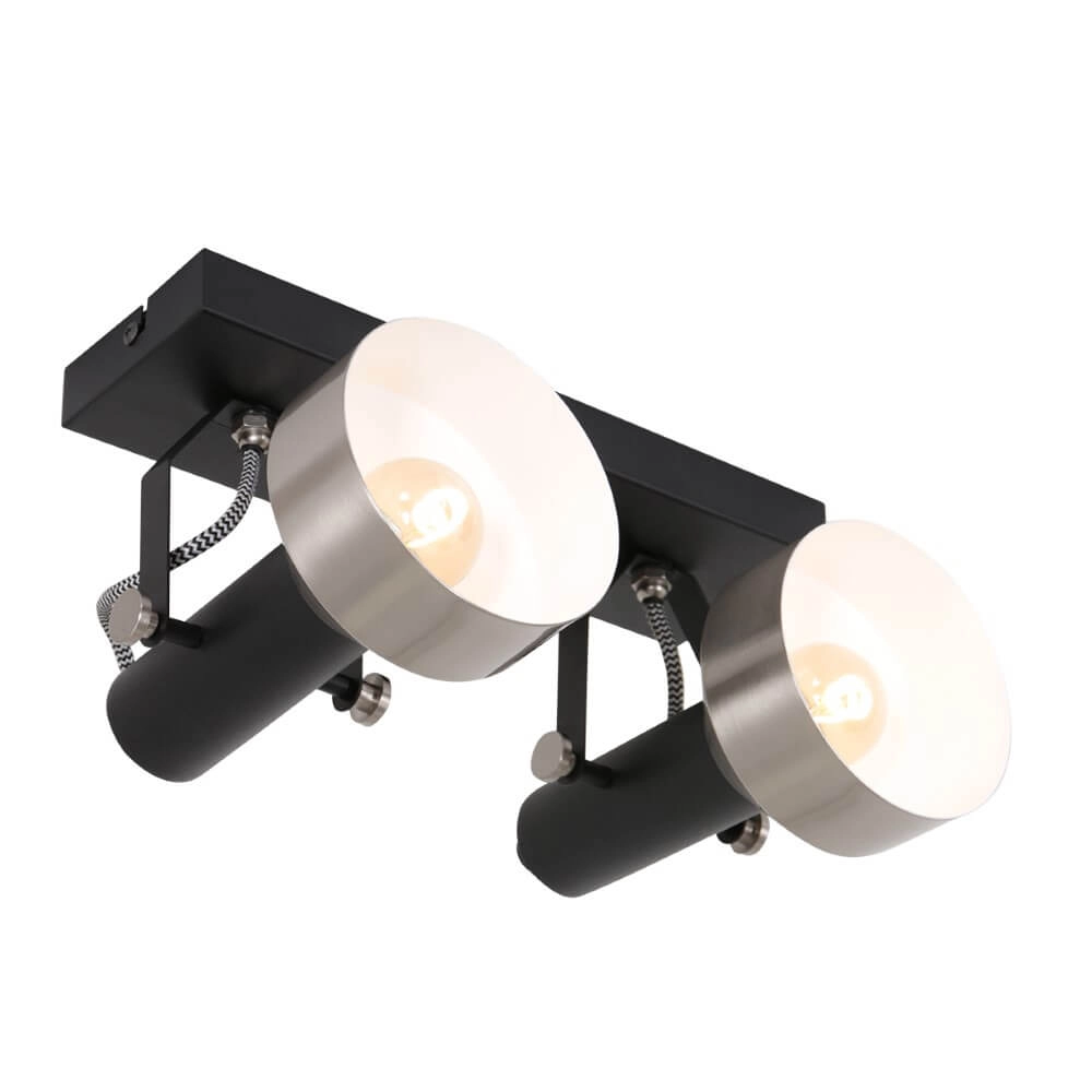 Dubbele plafondlamp Acier Steinhauer 8712746151459