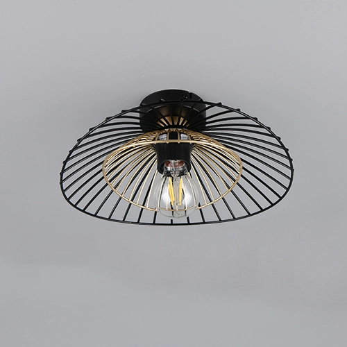 Plafondlamp Lauris Ø 30cm zwart Trio 4017807678116