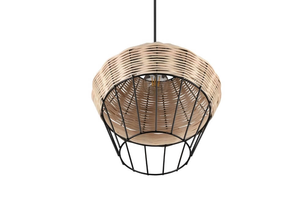 Hanglamp Borka rotan Trio 4017807556780