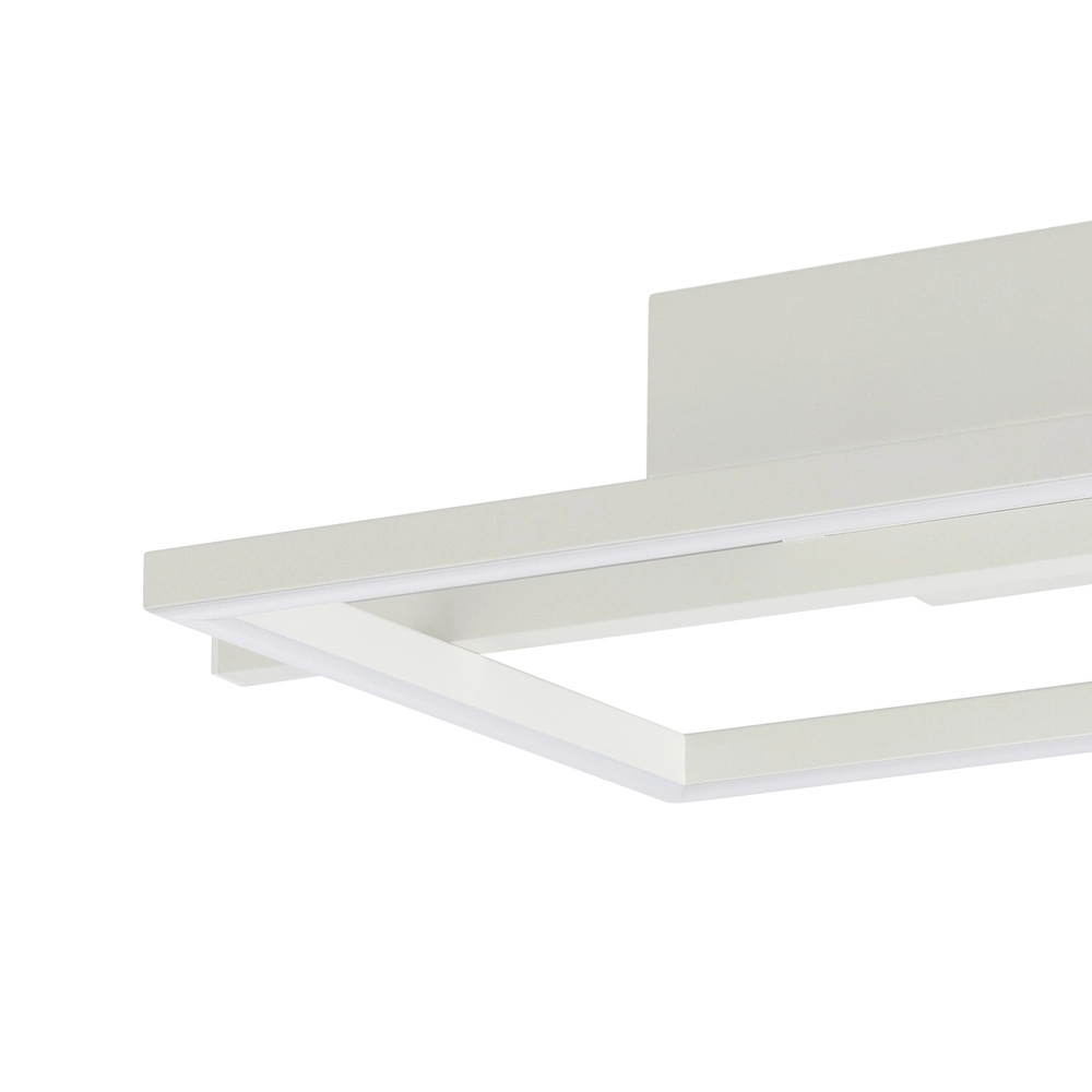 Led plafondlamp Amandolo met afstandsbediening - wit - vierkant Eglo 9008606303946