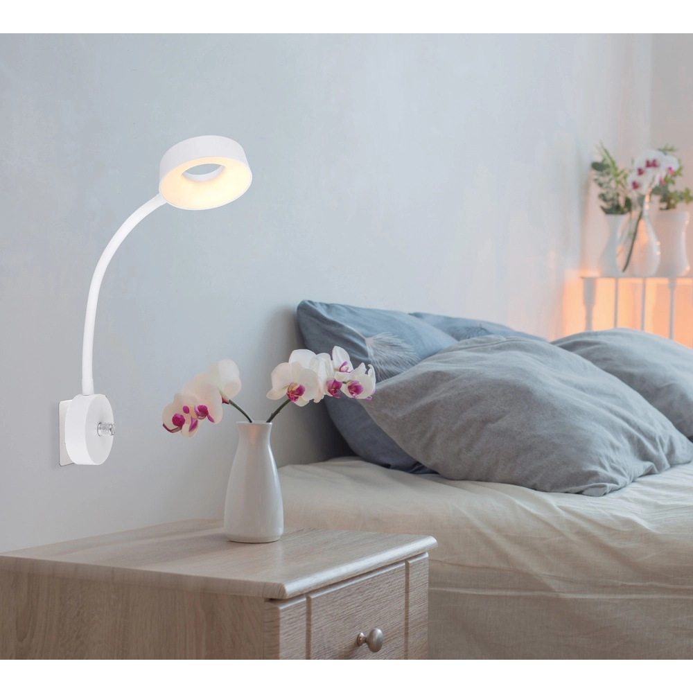 Lampje Lehovo voor stopcontact wit Globo 9007371398966