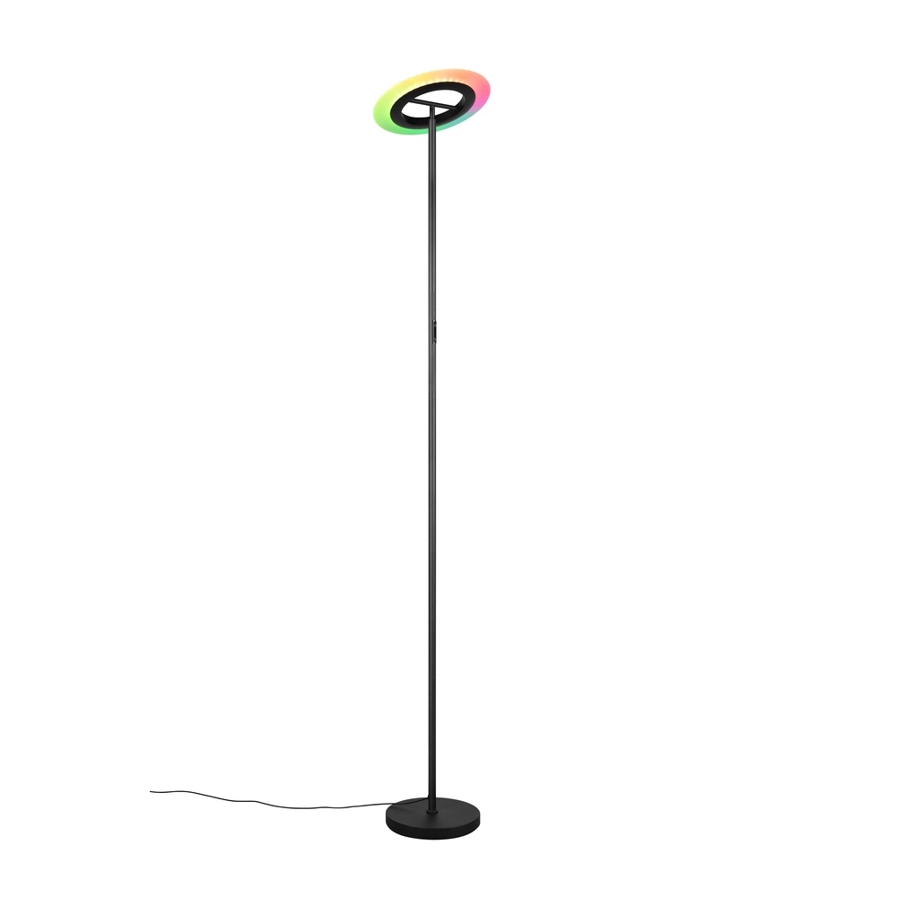 Design vloerlamp Samba zwart RGB