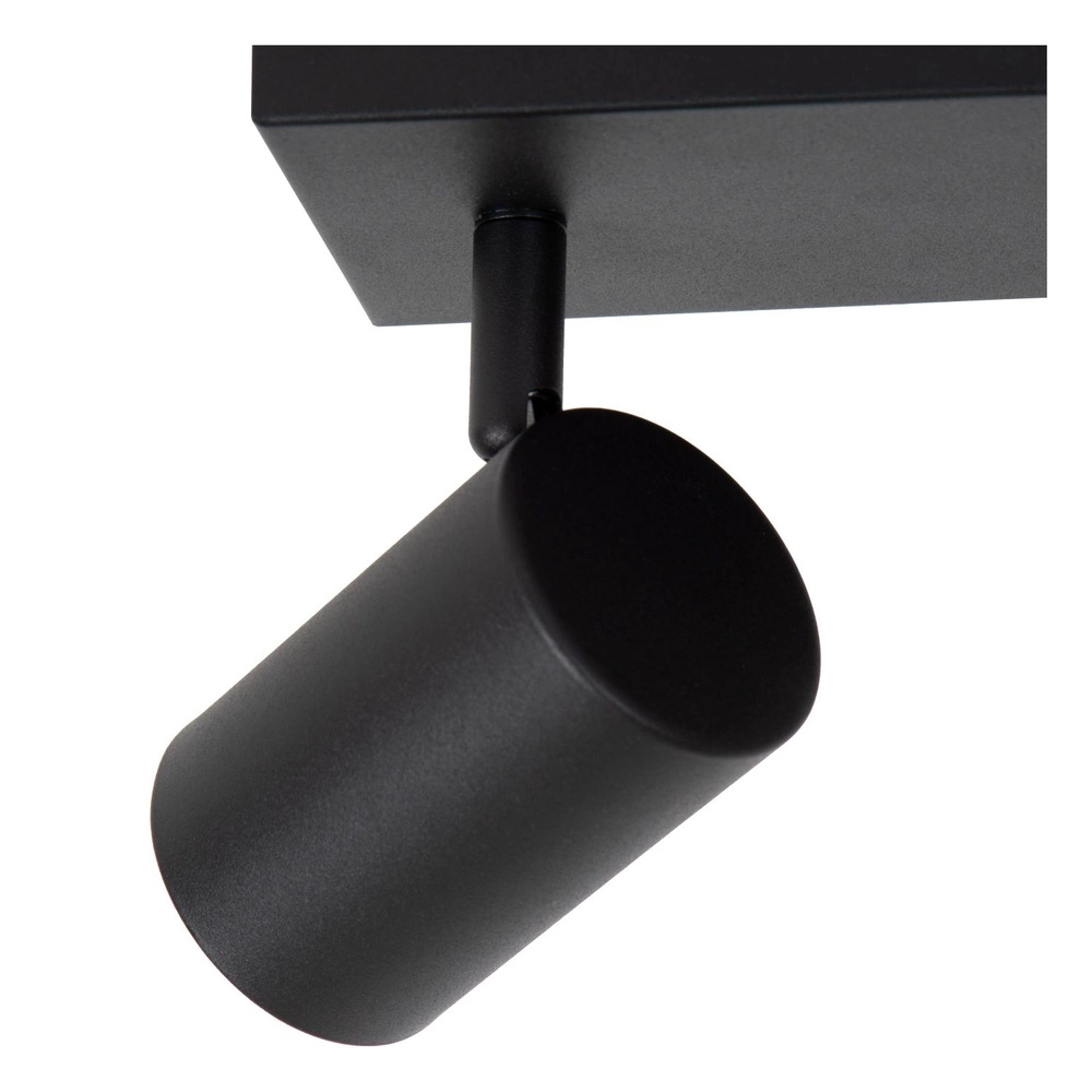 Plafondlamp Amigo 3-lichts zwart Lucide 5411212531025