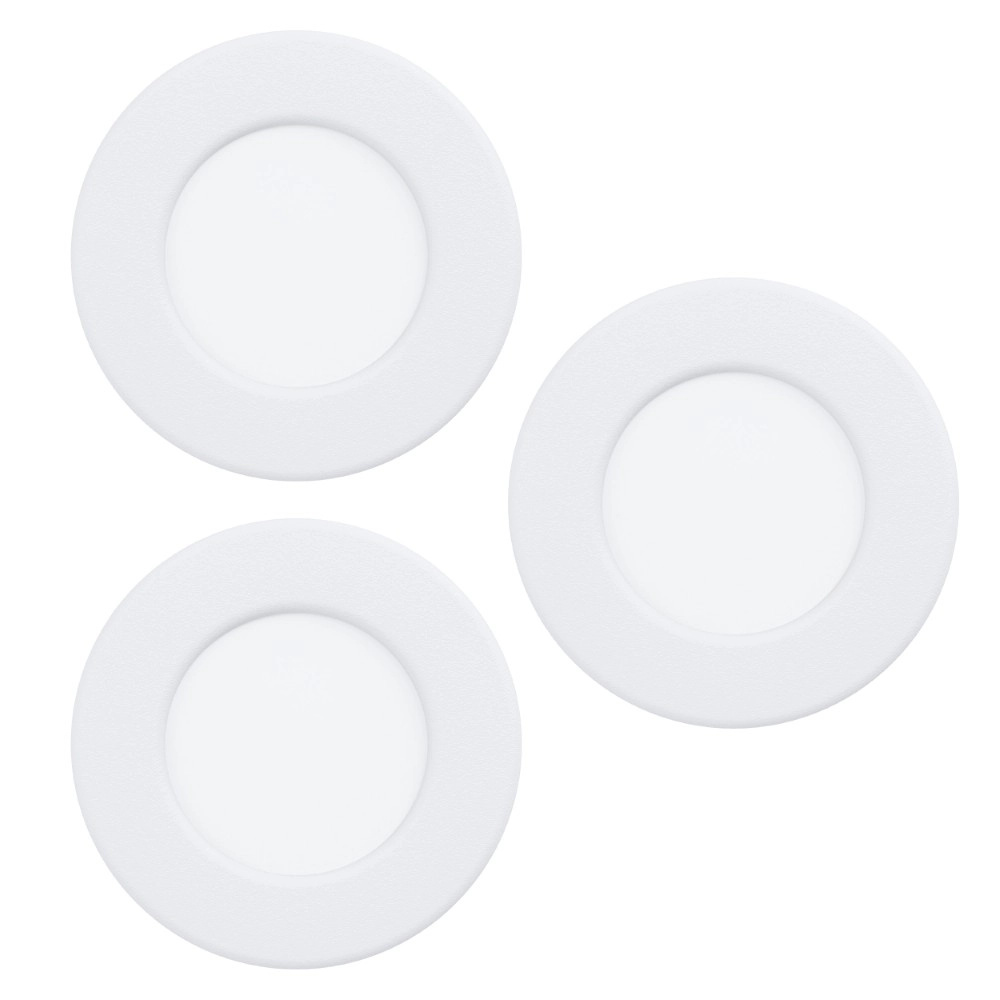 IP44 inbouwspot Fueva 6-Z Zigbee - wit - Ø 8,8cm