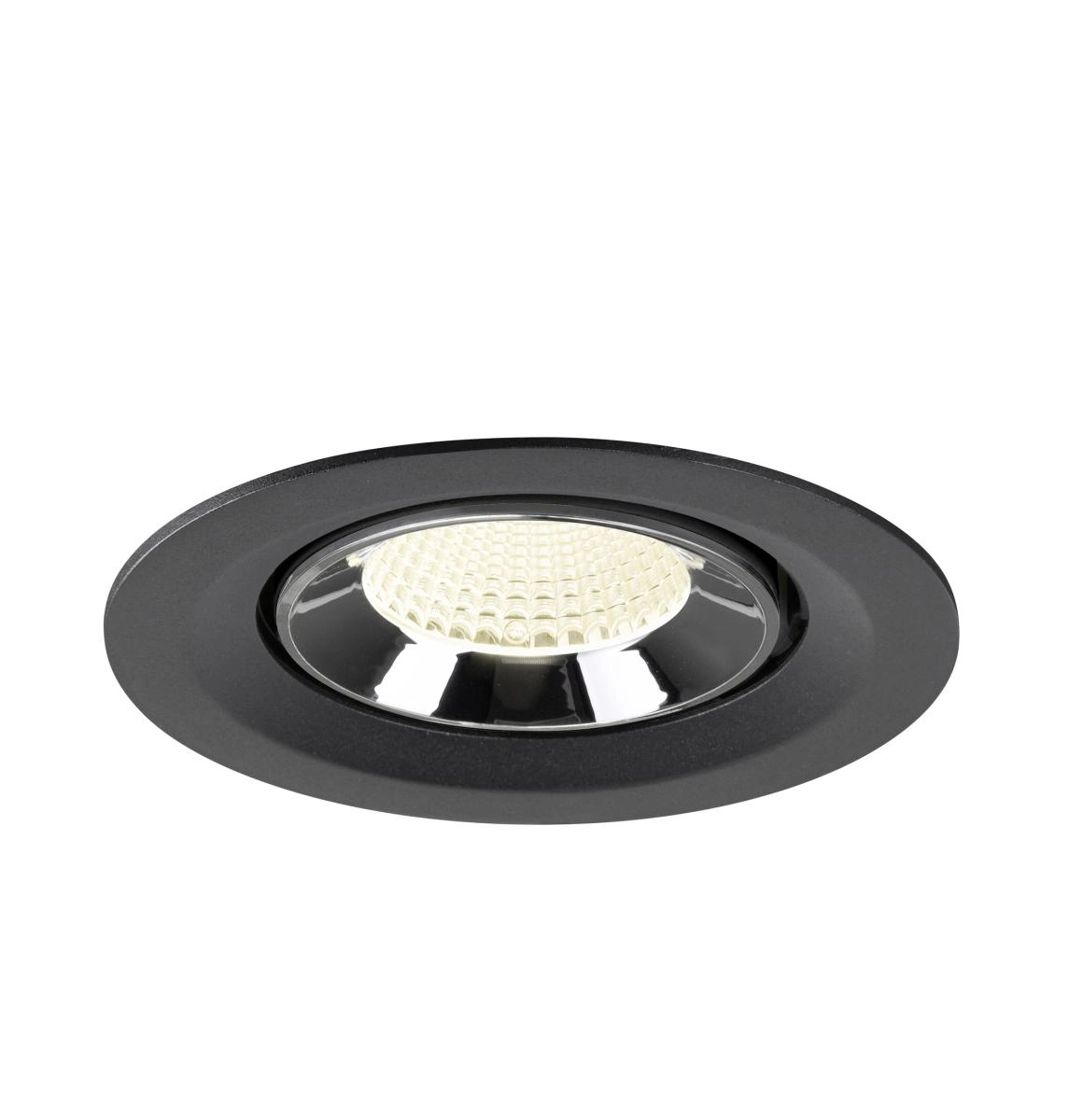 Inbouwspot Numinos Gimble M zwart/chroom 4000K - 40gr SLV 4024163311724