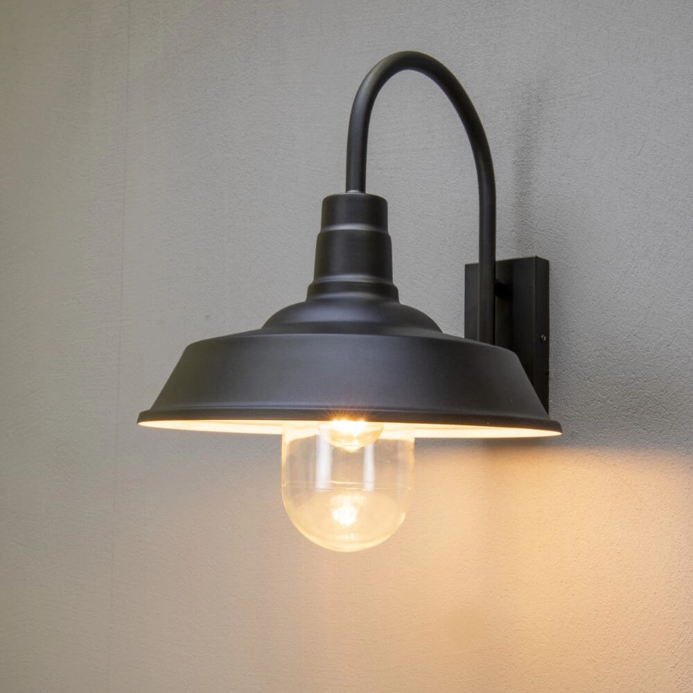 Nostalgische wandlamp Trapani zwart KonstSmide 7318307354751