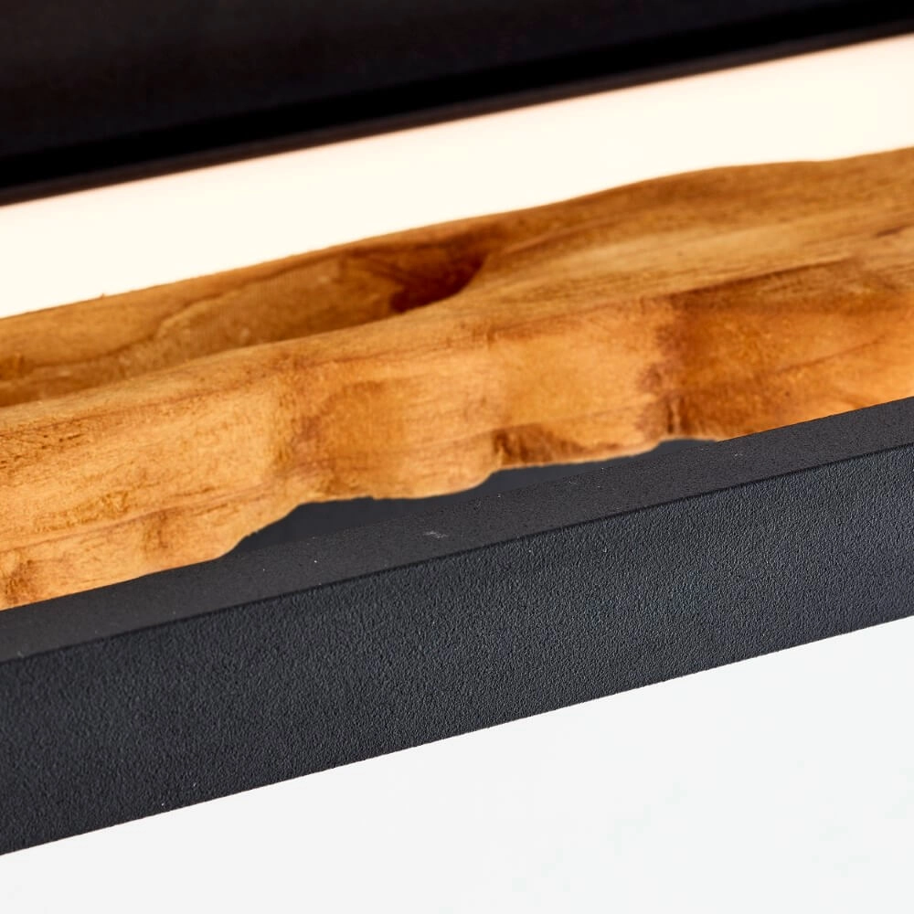 Led bedlampje Chaumont met hout Brilliant 4004353411779
