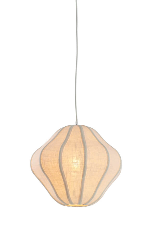 Witte hanglamp Sukau Ø 38,5cm