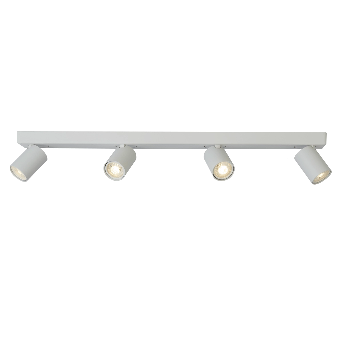 Plafondlamp Moon 4 rechthoekig wit
