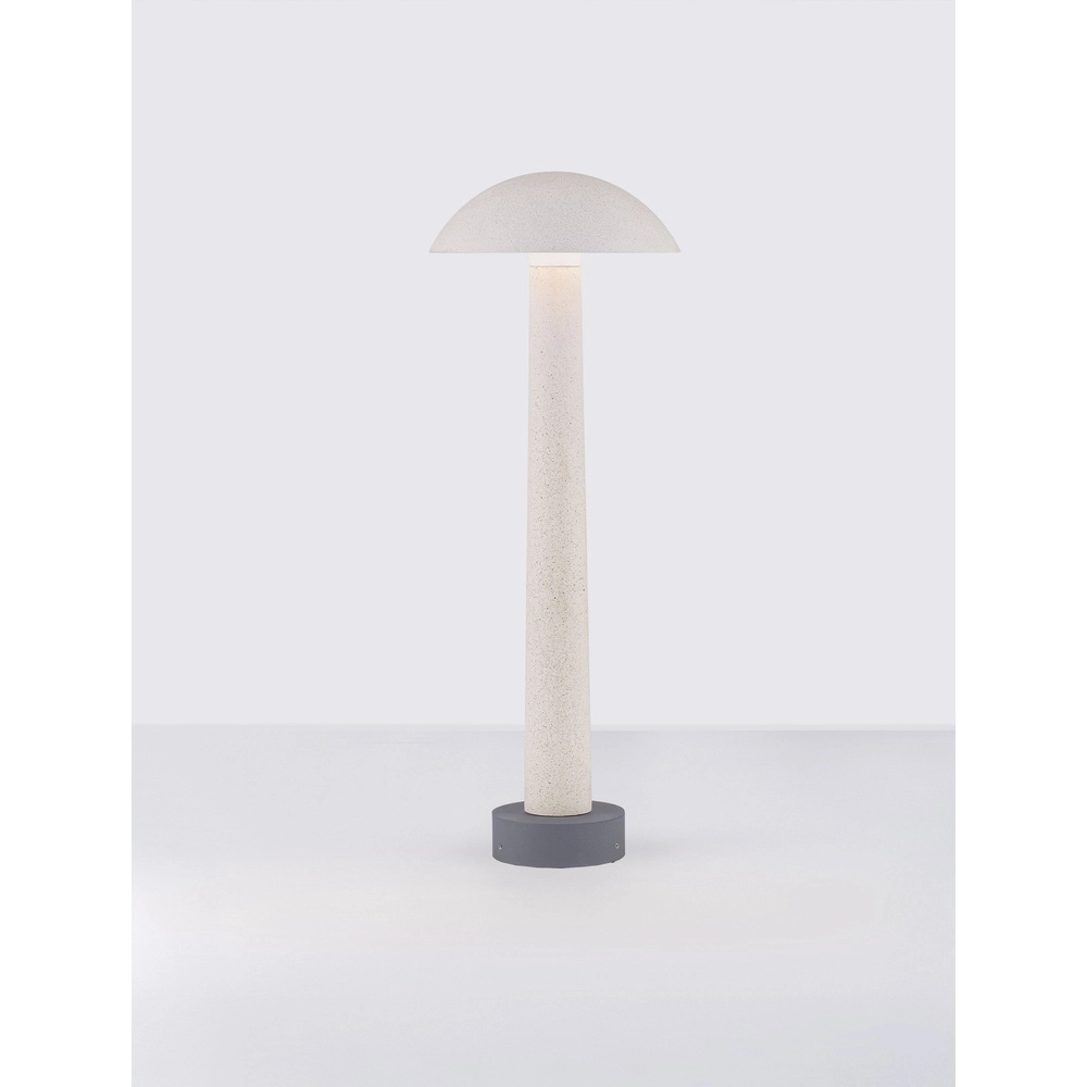 Ronde tuinlamp Tura wit 55cm
