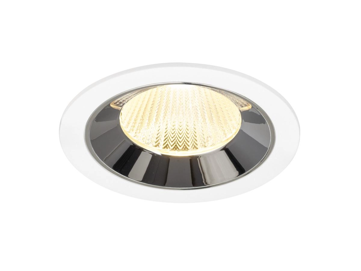 Inbouwspot Numinos L wit/chroom 3000K - 40gr