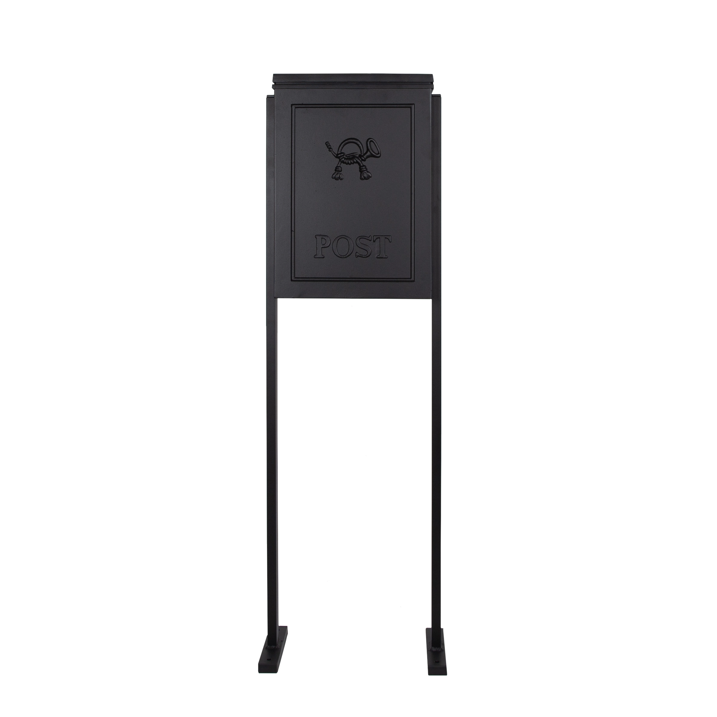 Brievenbus Postbox B9A in frame - zwart KS verlichting 8714732529747