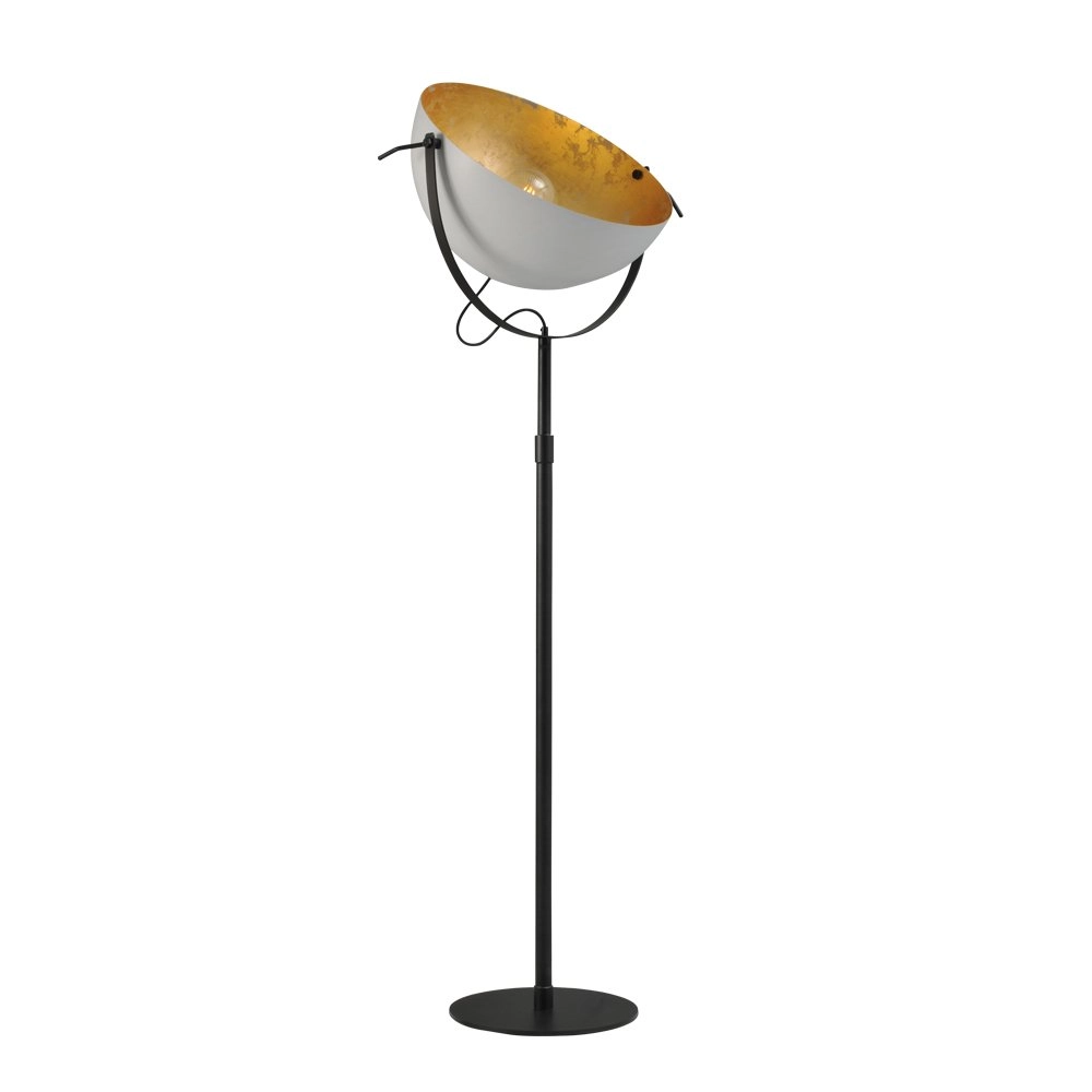 Staanlamp Industria 180 wit met goud Masterlight 8718121151397