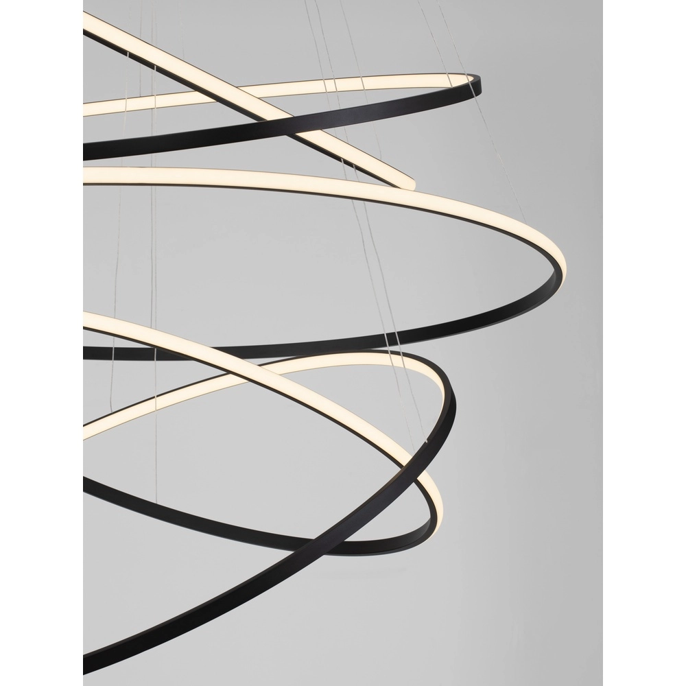 Design hanglamp Maelo zwart Ø 120cm Lyora 5212017479730
