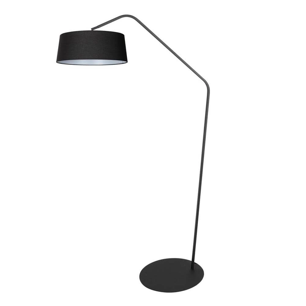 Vloerlamp Zig-Zag zwart met witte binnenkant Ø 48cm Steinhauer 8712746179361