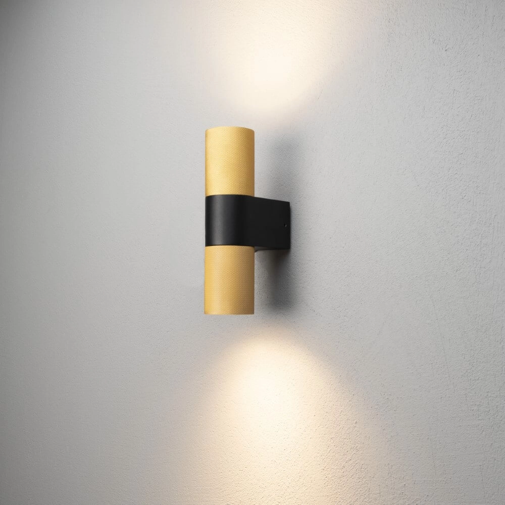 Up & Downlighter Temi zwart met goud KonstSmide 7318306677585