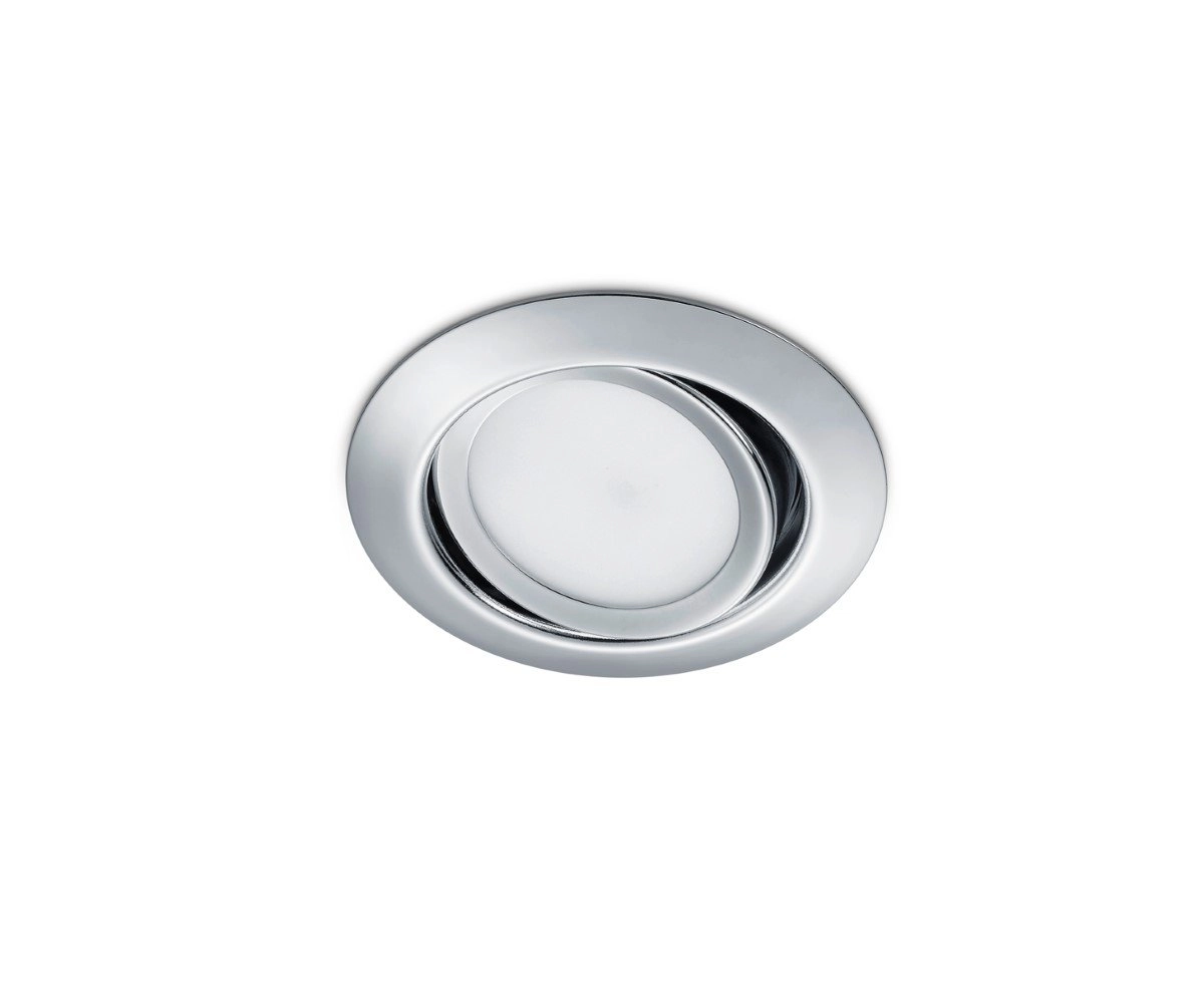 LED inbouwspot Rila 5w - 3000K - 8,2cm zilvergrijs