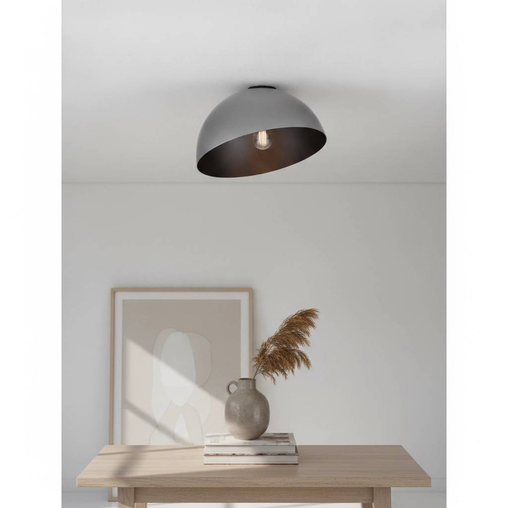Plafondlamp Onia zwart Ø 29cm