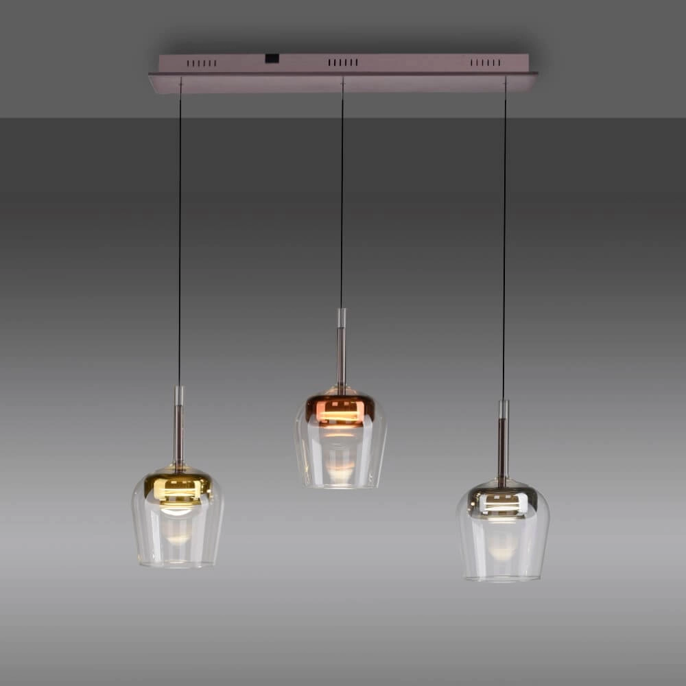 3-lichts hanglamp Q-Kon meerdere kleuren Paul Neuhaus 4012248383896