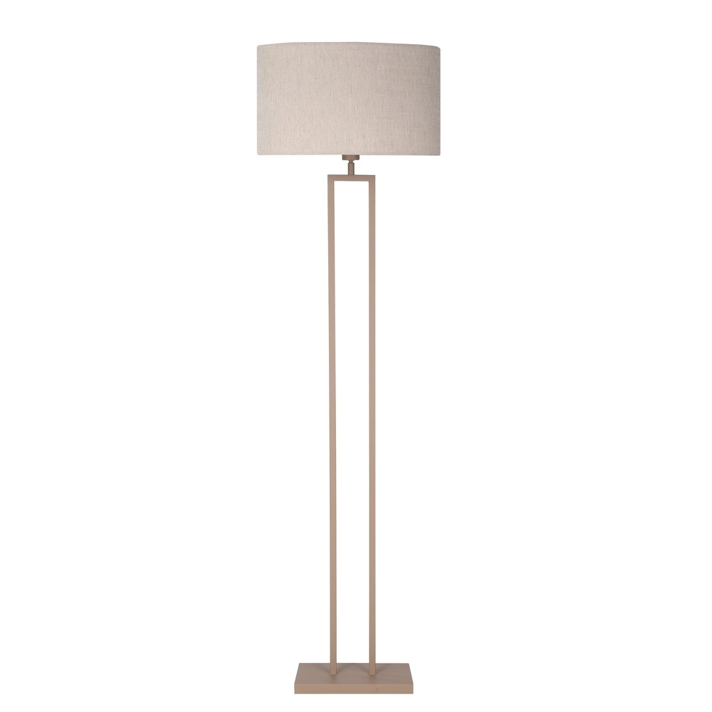 Vloerlamp Monza zand bruin